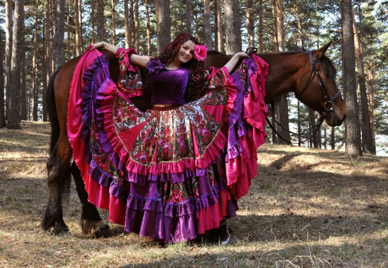 Как сделать цыганский платок Как сделать цыганский платок