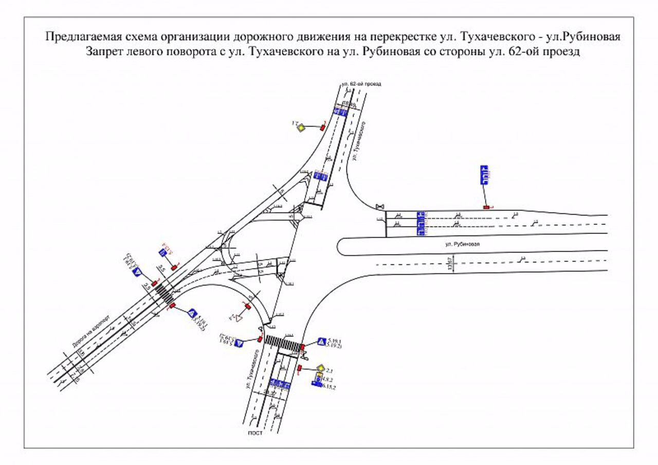 Схема перекрестка с светофорами Схема перекрестка с светофорами