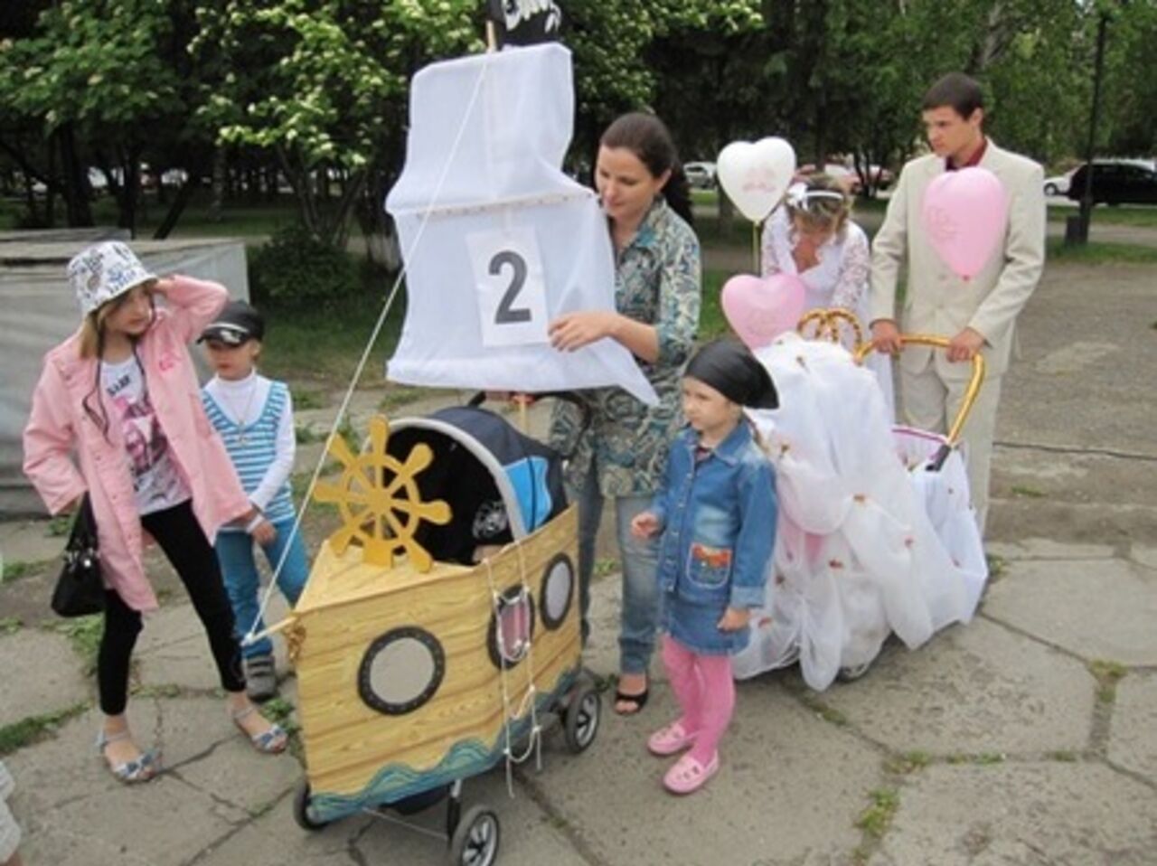 Украшение детских колясок фото Украшение детских колясок фото