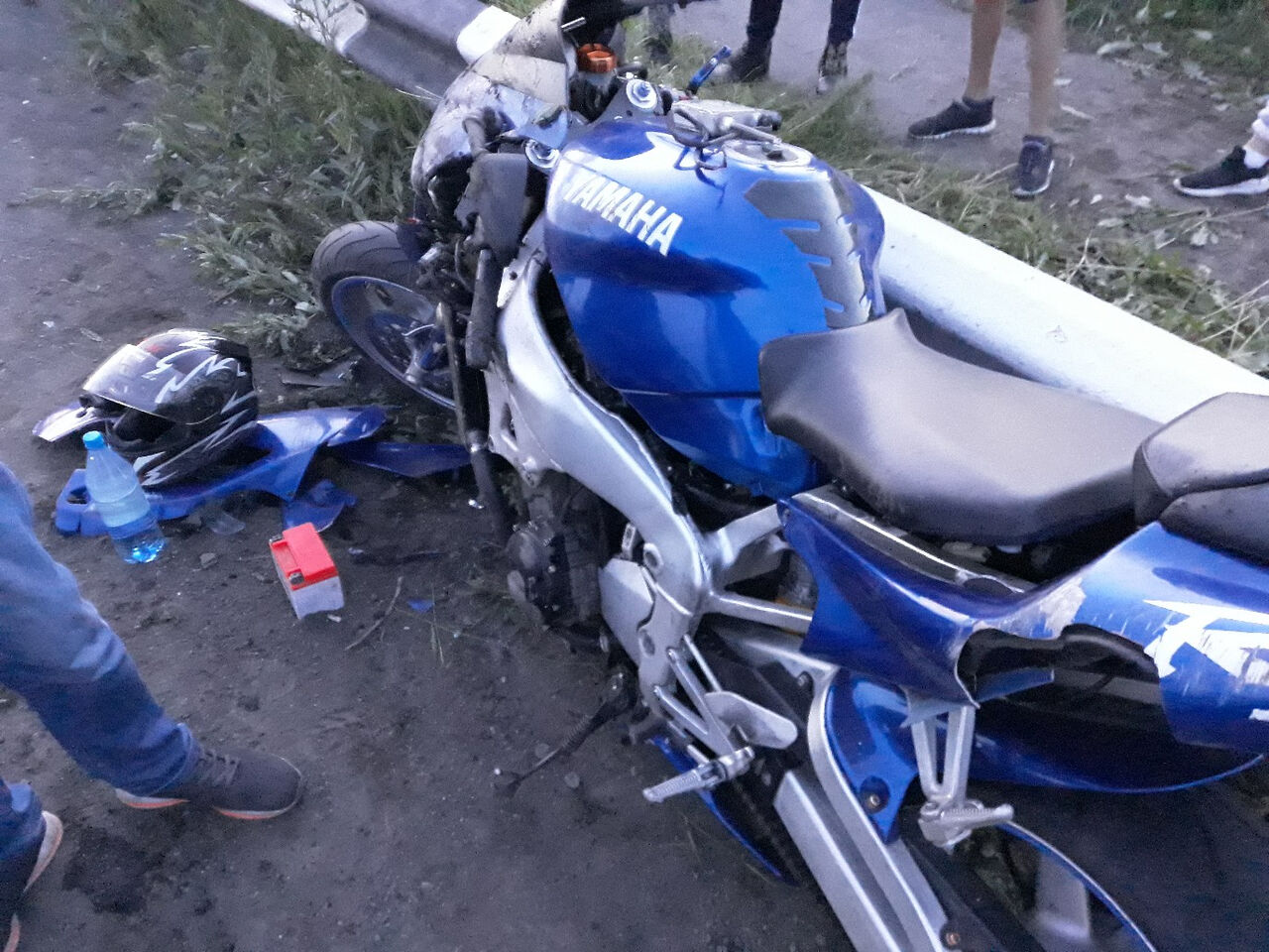 Мотоциклист Кемерово разбился