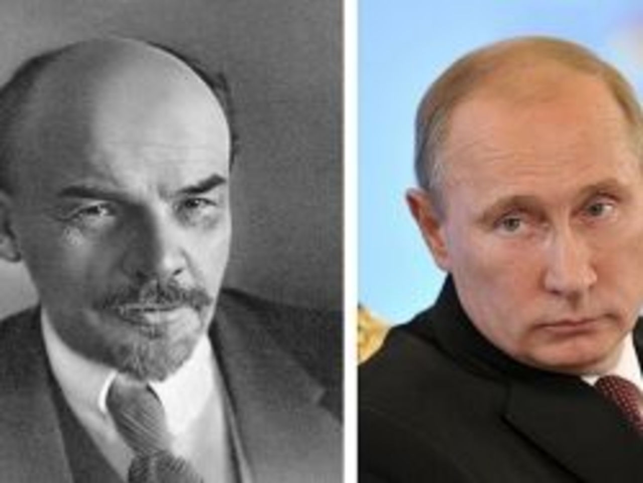 Владимир Путин и Ленин