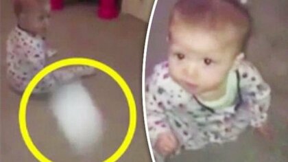 В Англии девятимесячный младенец увидел призрака