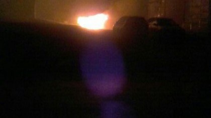 На Южном в Кемерове ночью сгорел автомобиль