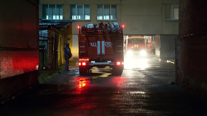 Автомобиль загорелся ночью в Новокузнецке 