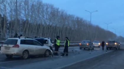 Серьезное ДТП произошло на трассе Кемерово – Ленинск-Кузнецкий 