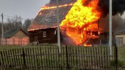 В Ясногорском сгорел жилой 