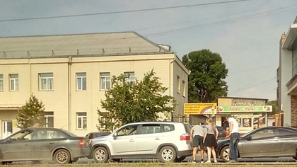 Тройное ДТП произошло в Кемерове на Кузнецком