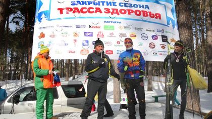 Олимпийский чемпион закрыл лыжный сезон вместе с кузбассовцами