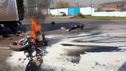 Мужчина погиб в ДТП с мотоциклом в Киселевске