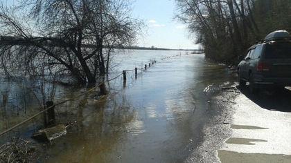 Уровень Томи в Кузбассе поднялся до опасного