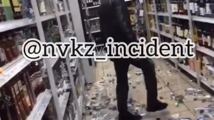 Беглец разгромил супермаркет в Новокузнецке