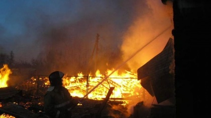 Две женщины погибли при пожаре в селе Томской области