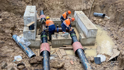 Впервые за много лет в Тайге построен новый водовод
