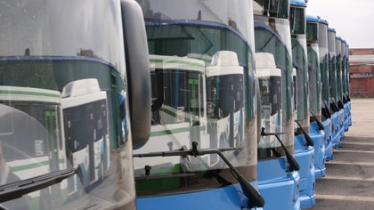 Кузбасский автопарк пополнился десятком новых автобусов