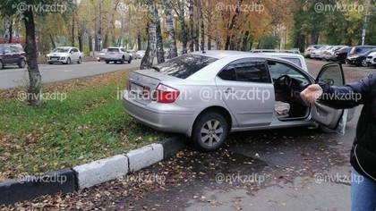 Момент тройного ДТП в Новокузнецке попал на видео