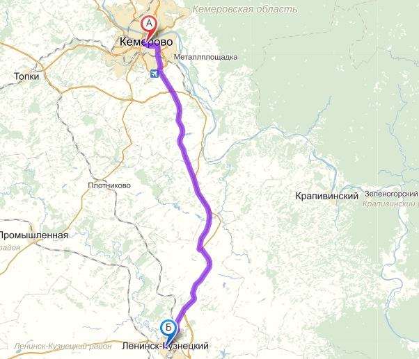 Карта кемеровской области ленинск кузнецкий