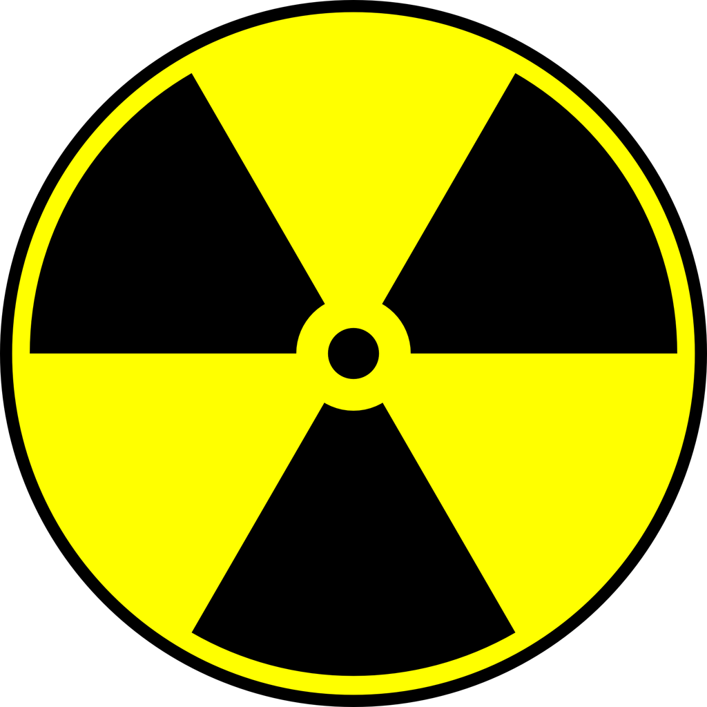 Наклейка радиация