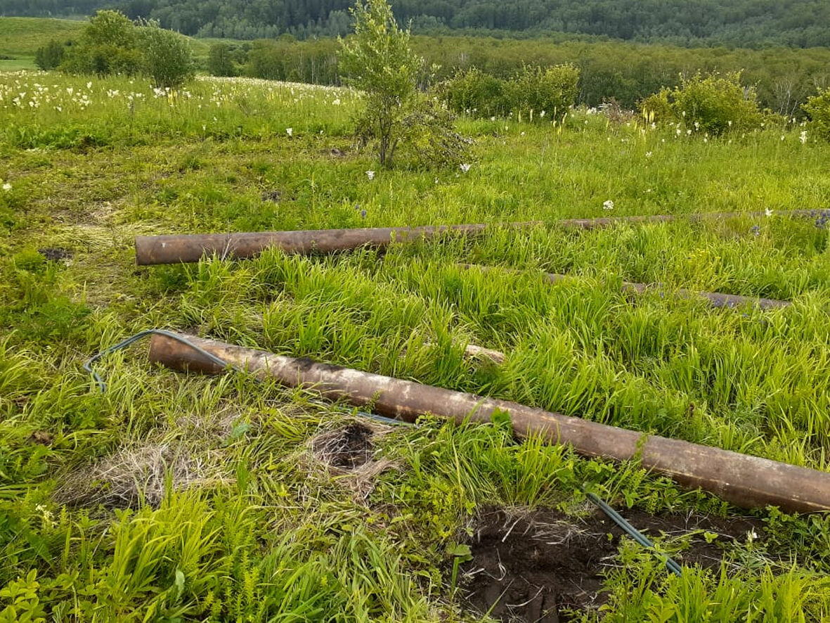 деревенская банда распилила трубу с золотом