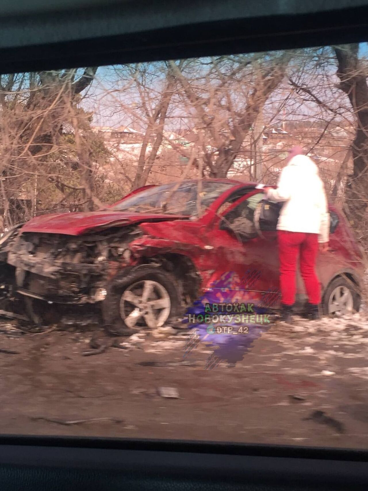 Выезд на новокузнецк. Фото аварий автомобилей.