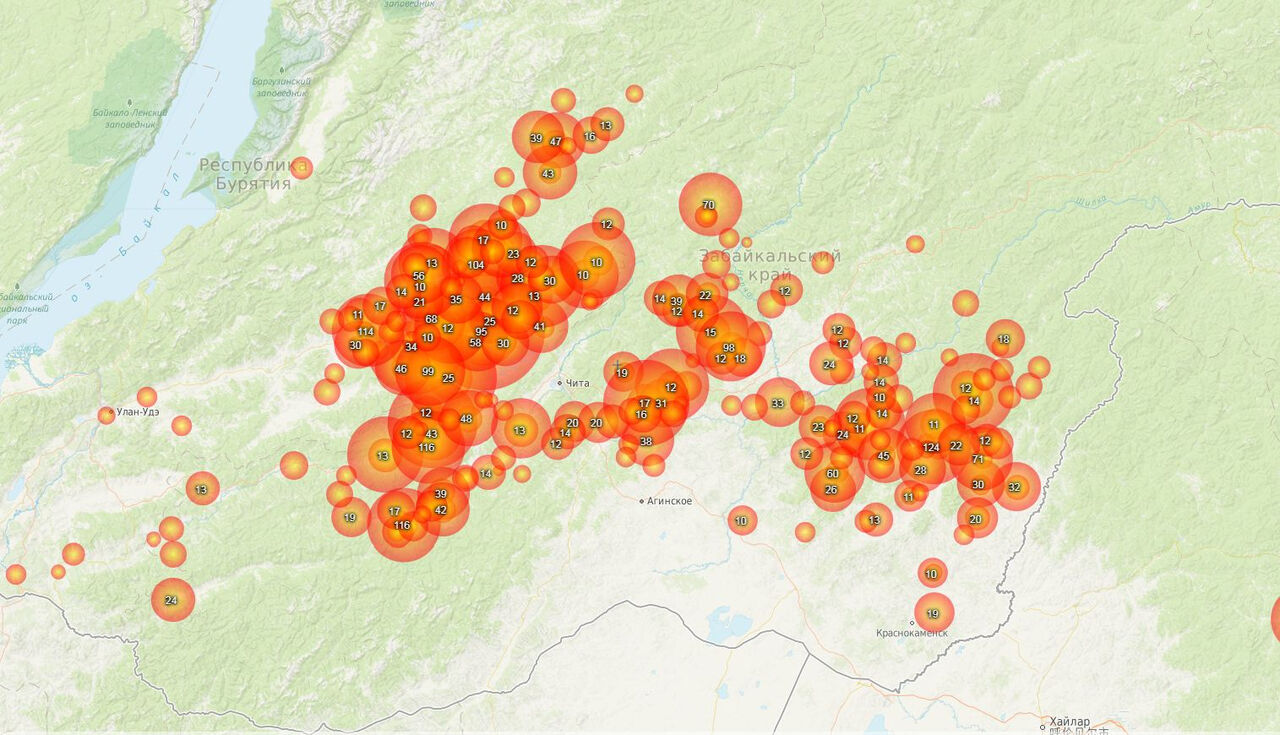 Карта лесных пожаров удмуртия