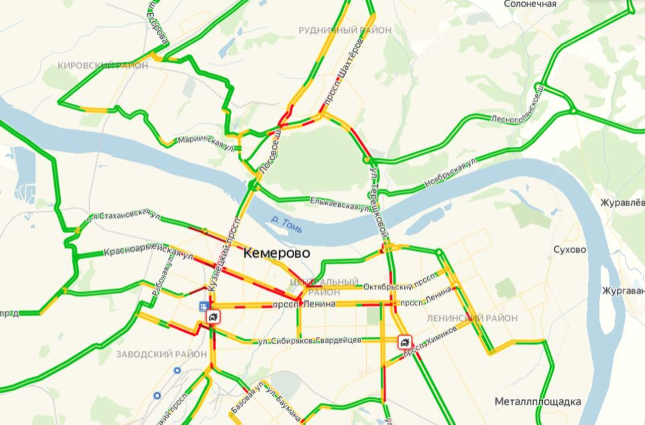 Карта пробок липецк. Кемерово пробки на дорогах. Кемерово пробки на дорогах сейчас. Яндекс пробки Кемерово. Пробки Кемерово сейчас.