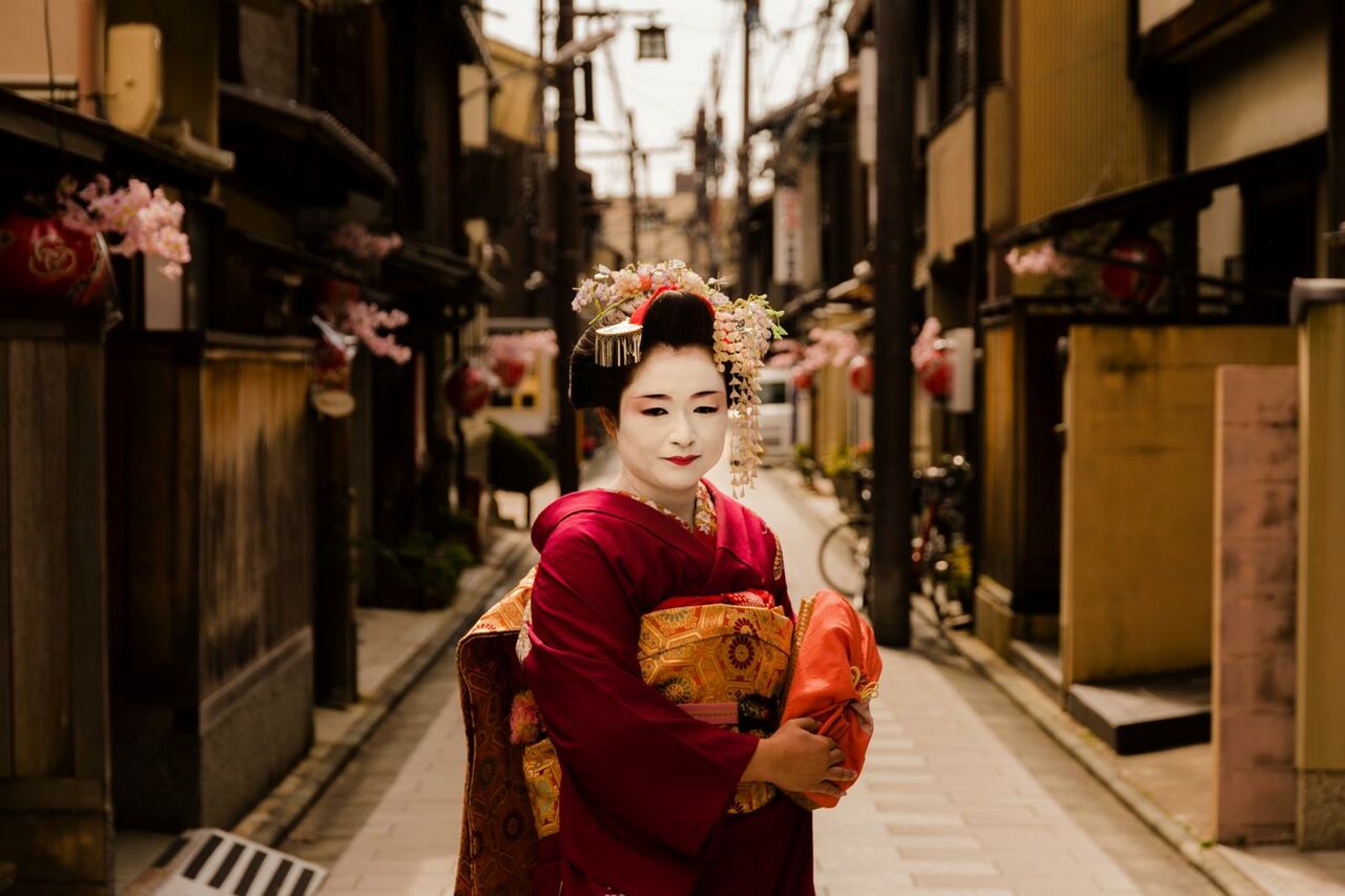 Япония Киото гейши