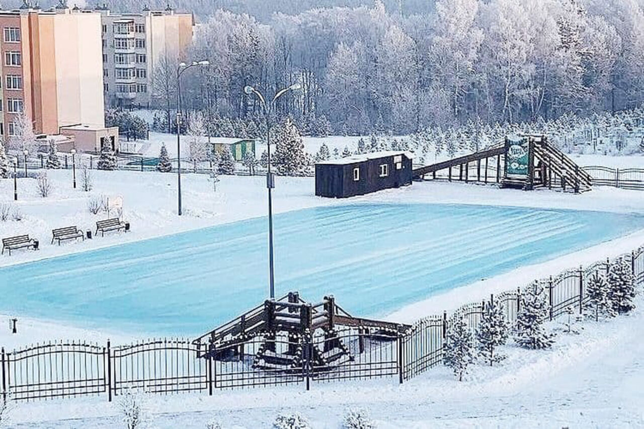 каток в парке сказка