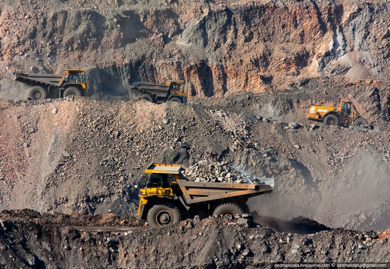 Добыча угля в Кузбассе