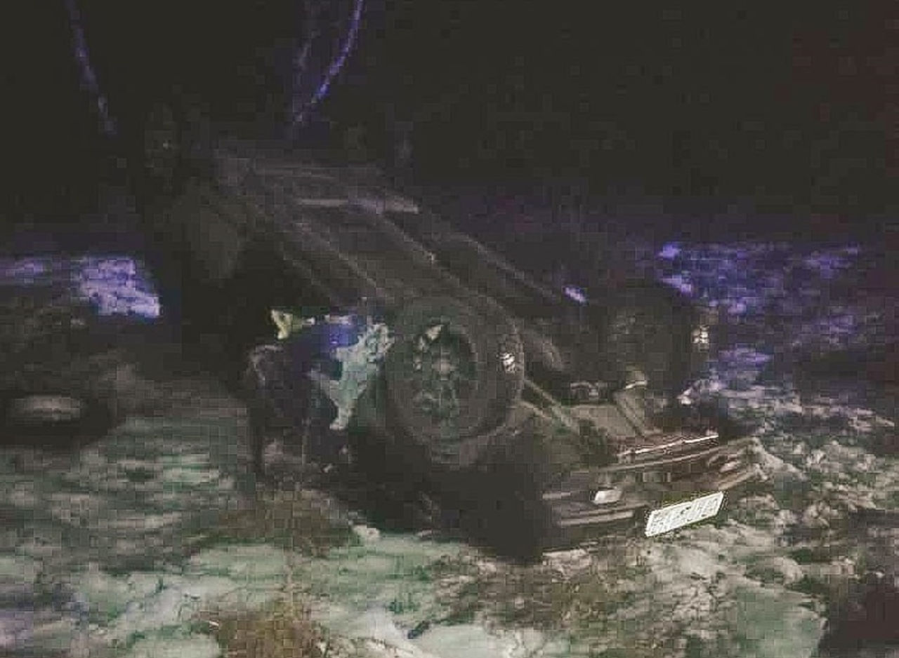 Итатский Кемеровская автомобильная авария перевернулся в центре