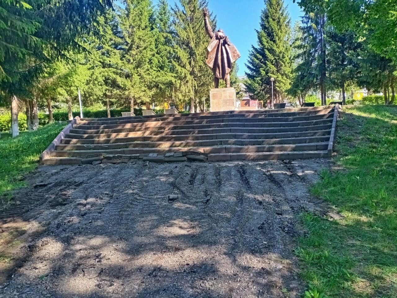 строительство парка победы