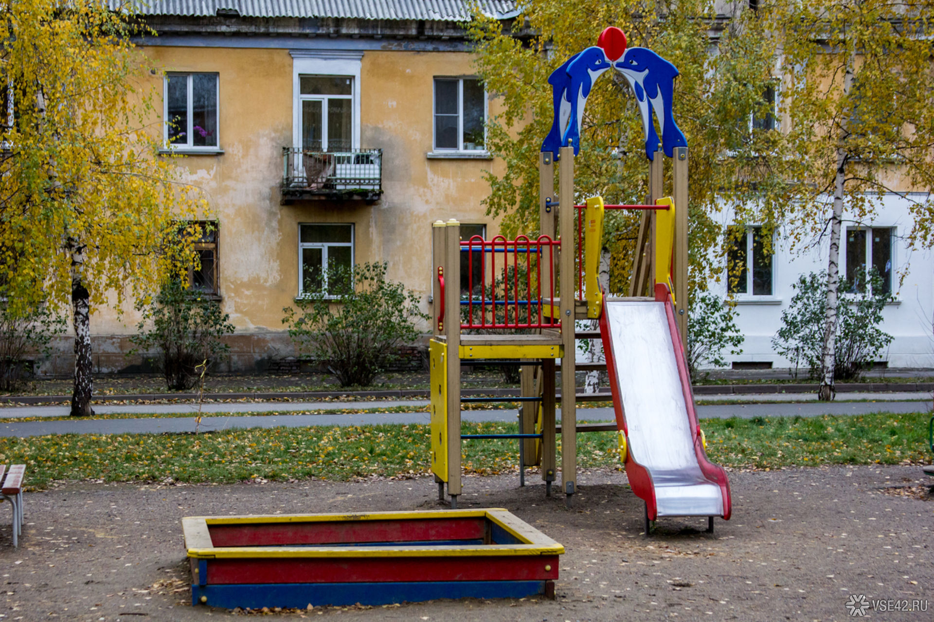 Детская площадка в Кузнецком районе