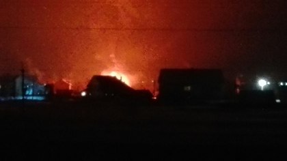 В Кемеровском районе произошёл страшный пожар