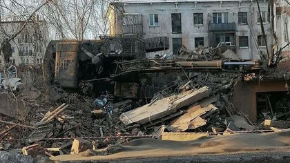 Снос многоэтажки в Новокузнецке попал на видео
