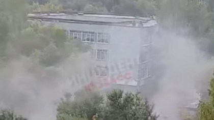 МЧС прокомментировало возгорание у кемеровской школы
