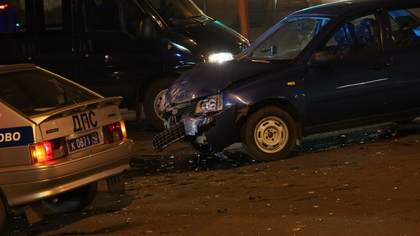 Авария с участием легковушки произошла в Ленинске-Кузнецком