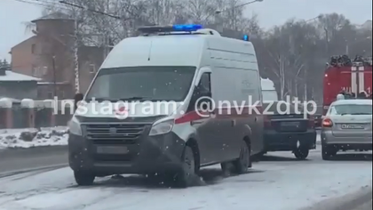 Последствия лобового ДТП в Новокузнецке попали на видео
