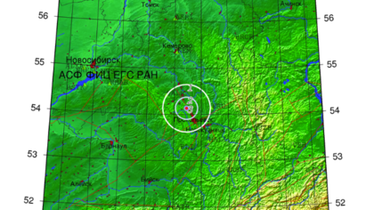Сразу два землетрясения произошли за минуту в Кузбассе
