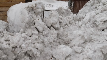Кемеровчанка пожаловалась на некачественную уборку снега
