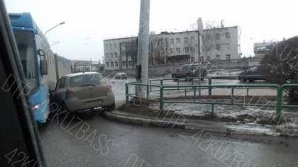 ДТП с участием автобуса произошло в Новокузнецке