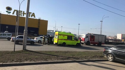 Массовое ДТП произошло около кемеровского гипермаркета