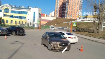 ДТП произошло около здания суда в Кемерове