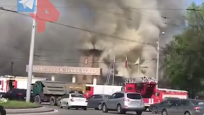 Ресторан загорелся утром в Ростове-на-Дону