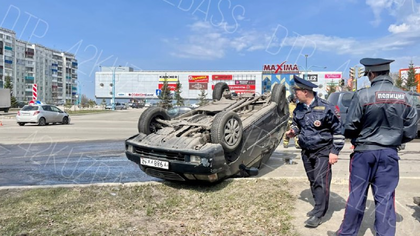 Мужчина пострадал в ДТП с "перевертышем" в кузбасском городе