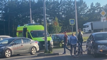ДТП с участием велосипедиста произошло в Кемерове