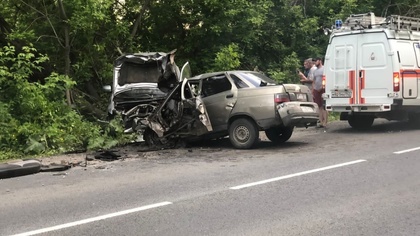 Водитель без прав устроил жесткое ДТП с тремя пострадавшими в Кемерове