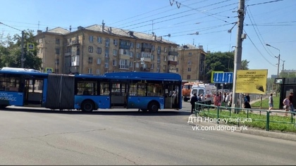 Соцсети: автобус сбил пешехода в Новокузнецке