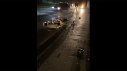 Соцсети: мотоциклист попал в ДТП в Кузбассе