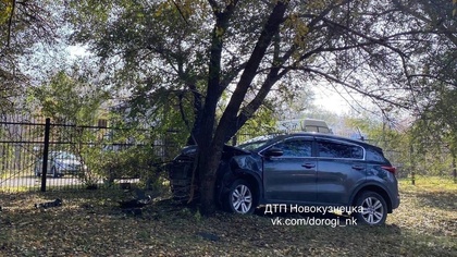 Кузбасский автолюбитель влетел в дерево