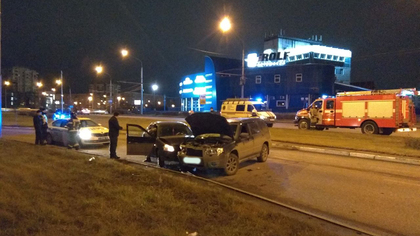 Люди пострадали в ДТП с легковушками в Новокузнецке