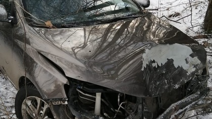 Правоохранители раскрыли подробности ДТП со слетевшей в кювет машиной на кузбасской трассе